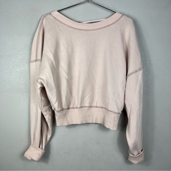 Free People Take Me Back Pullover Sweatshirt - Picture 5 of 8